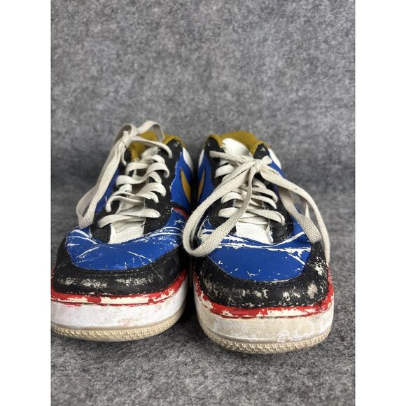 Nike Dunk Low GS Shoes Womens Size 8 Custom Painted Art DX9176-105 - Picture 2 of 9